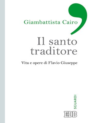 cover image of Il santo traditore